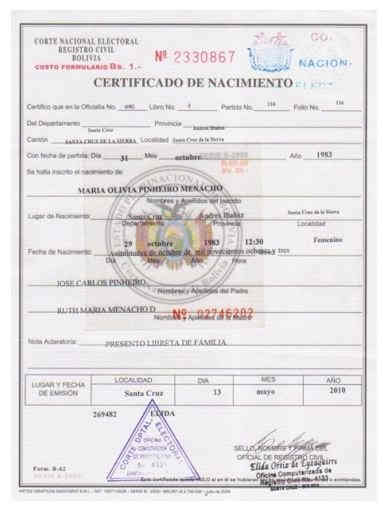 certificado nacimiento 1