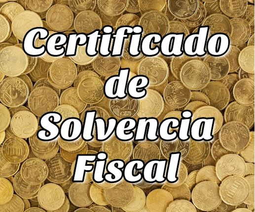 Certificado de Solvencia Fiscal